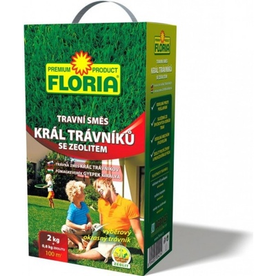 FLORIA TS Král trávníků 2 kg+zeolit 800g