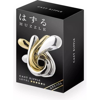 Hanayama Метален логически пъзел Hanayama - Cast Puzzle Ripple Huzzle (515098)