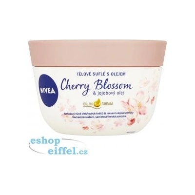 Nivea tělové suflé s olejem Cherry Blossom & jojobový olej 200 ml