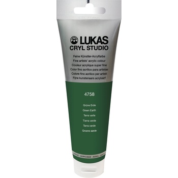 LUKAS Cryl Studio Plastic Tube АКРИЛНА боя Green Earth 125 ml 1 бр (747580012)