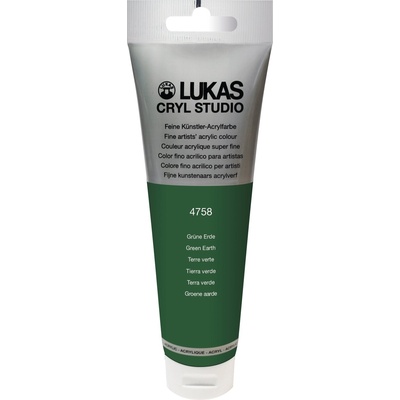 LUKAS Cryl Studio Plastic Tube АКРИЛНА боя Green Earth 125 ml 1 бр (747580012)