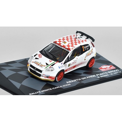 Fiat Abarth Grande Punto S2000 2 Monte Carlo 2009 Atlas časopis s modelem 1:43