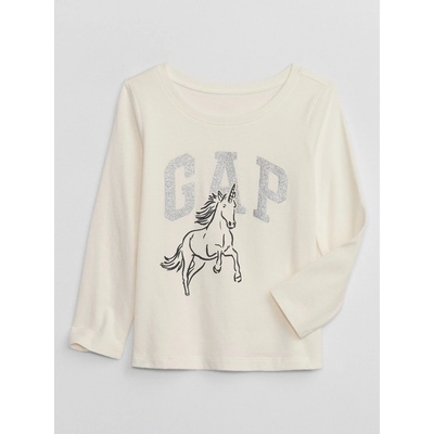 GAP Baby tričko s logom béžová