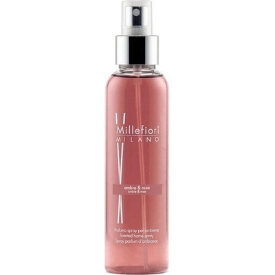Millefiori Milano Ambra & Rosa bytový sprej 150 ml