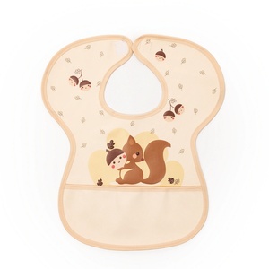 Sevibaby Силиконов лигавник с животинки Цвят розов с катеричка