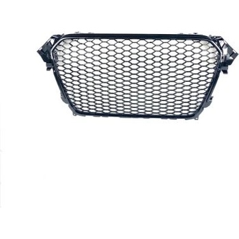 Решетка без емблема за Audi A4 B8 (2011-2014) - RS Look - с хром рамка