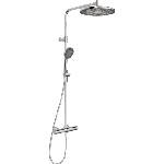 Hansa Aurelia - Душ система с термостат, диаметър 30 cm, 3 струи, хром 47199103 (47199103)