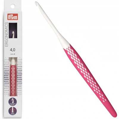 Háček Prym Ergonomics 4 mm x 16 cm růžové