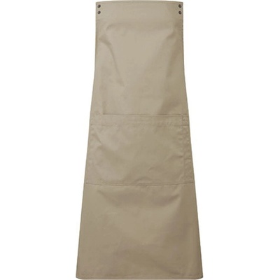 Premier Workwear Gastro zástěra tělo PR190 Khaki Pantone 7536C 70x86cm