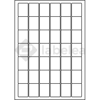 Labelea Samolepiace etikety 30x40 mm biele papierové, na hárku A4, pre laserovú a atramentovú tlač, Farba etikiet Biela, Počet hárkov v balení 100 EPY030040W042S