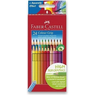 Faber - Castell Pastelky trojhranné Grip - rozmývatelné 24 ks