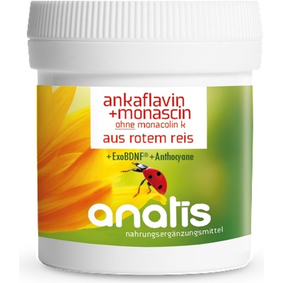 anatis Naturprodukte Анкафлавин + Монасцин + ExoBDNF® - 60 капсули