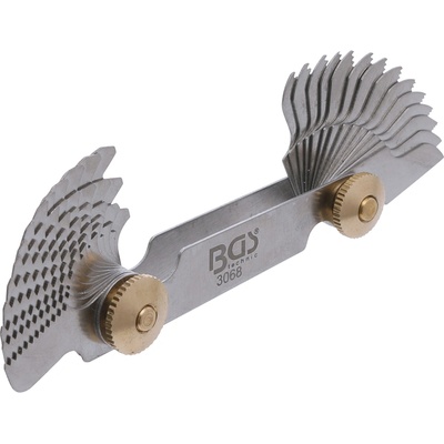 BGS technic Závitové měrky Whitworth 4G - 62G 28 listů 3068