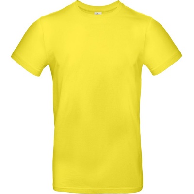 B&C Collection B&C E190 / Мъжка тениска от плътен памук - слънчево жълто L (01003Tu3603)