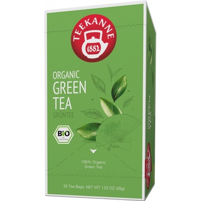 TEEKANNE Organic Green Tea 20 pyramidových sáčků