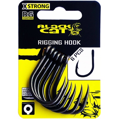 Black Cat sumcový Rigging Hook DG vel.4 6ks