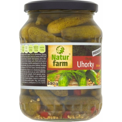 Natur farm Uhorky Prémium 3-6cm 720 ml