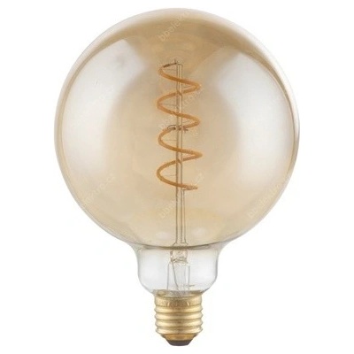 Globo žárovka LED E27/ 4W teplá bílá, amber velká baňka 200 lumen 360° stmívatelná