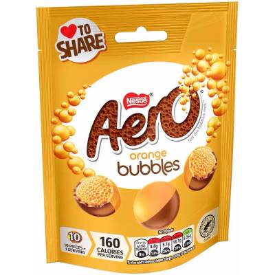 Aero Kuličky z mléčné čokolády pomerančová 92 g