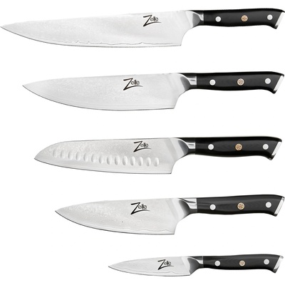 Zelite Комплект ножове Alpha-Royal Japanese Series Set IV от 4 части (AlphaRoyal4_6_7_8_10) (AlphaRoyal4_6_7_8_10)