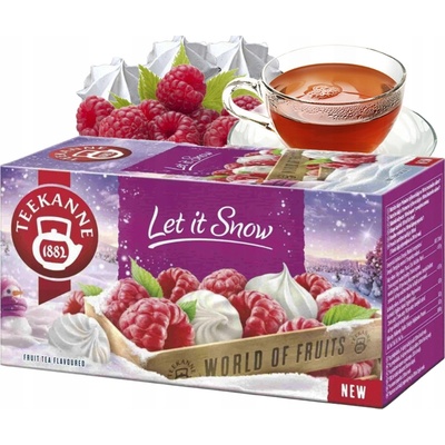 TEEKANNE WOF LET IT SNOW BEZÉ A OVOCNÝ ČAJ S MALINOVOU PRÍCHUŤOU 20 KS