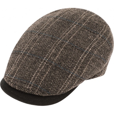 Fiebig Headwear since 1903 pánská zimní vlněná bekovka hnědá