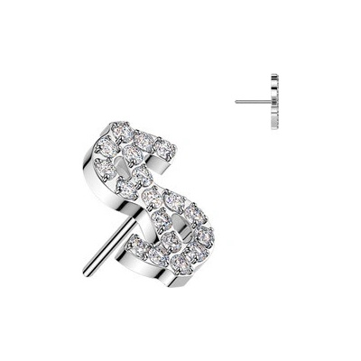 Šperky4U Ozdobná část k PUSH IN piercingu TITAN TIT1645