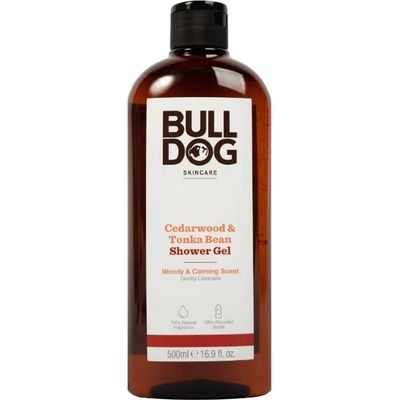 BULLDOG cedarwood & tonka bean shower gel 500 ml