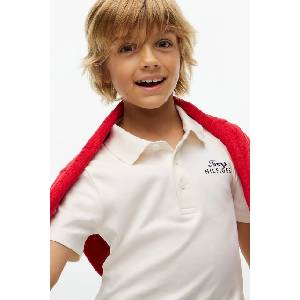 Tommy Hilfiger домашна тениска с яка за деца от памук (KB0KB10676.9BY2)