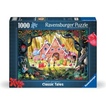 Ravensburger Пъзел Ravensburger от 1000 части - Хензел и Гретел - Внимавайте! (12000415)