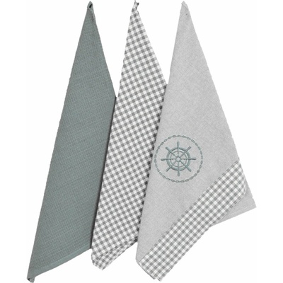 Forbyt Káro a kruh 45x70 cm 3 ks sivá