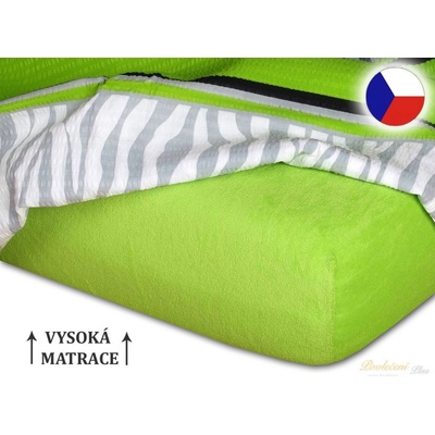 Dadka froté prostěradlo kiwi 90x200x25