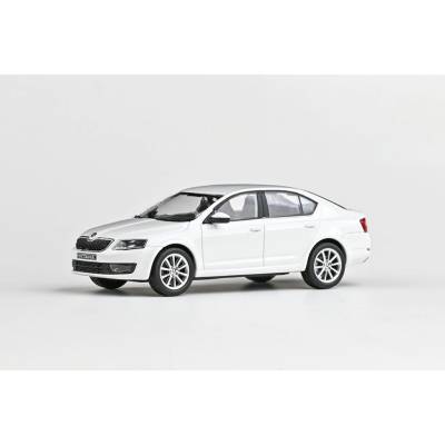 Abrex Škoda Octavia III 2012 biela Candy 1:43