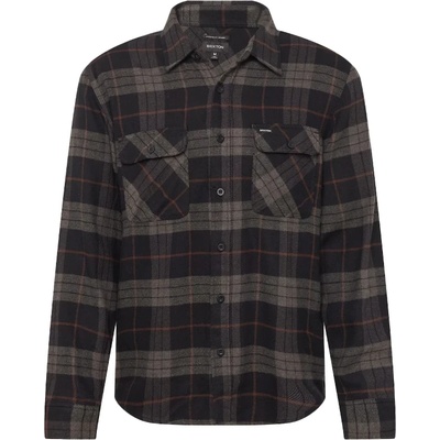 Brixton Мъжка риза с копчета Brixton Bowery Flannel Shirt - Black / Charcoal (033-2867-0111)