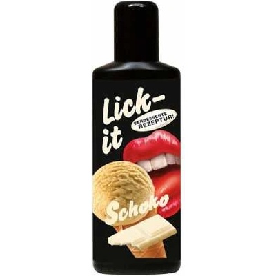 Lick it! erotický lubrikační masážní gel s vůní a příchutí čokolády 50 ml