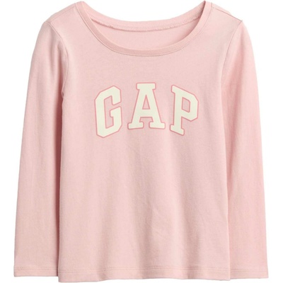 GAP V-FRCH LS Logo Tee ružová