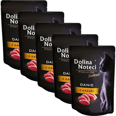 Dolina Noteci Premium Cat Sterilized Dish with Duck 5 x 85 г