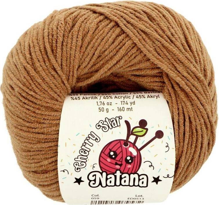 Natana Cherry Star 059 oříškově hnědá
