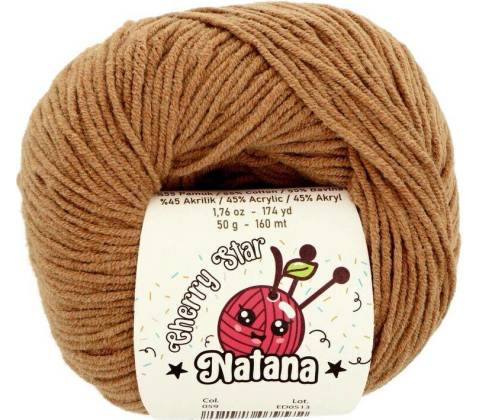 Natana Cherry Star 059 oříškově hnědá