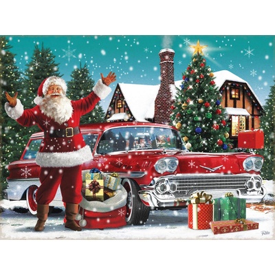 Sunsout Santa's New Ride 1000 dielov
