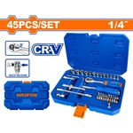 WADFOW Гедоре комплект wadfow 1/4", 45 части (wf wst4d45)