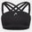HEAD Women's Capsule Non Wired Medium Impact Sports Bra - Black