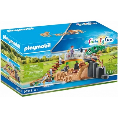 Playmobil 70343 Lvi ve venkovním výběhu – Zboží Mobilmania