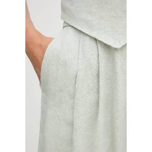 United Colors of Benetton Къс панталон дамски от лен (4AGHD901V) - answear - 82,13 лв