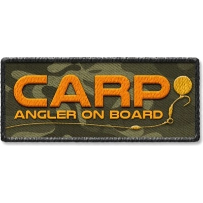 4ANGLERSDESIGN Samolepka 73 Carp Angler On Board