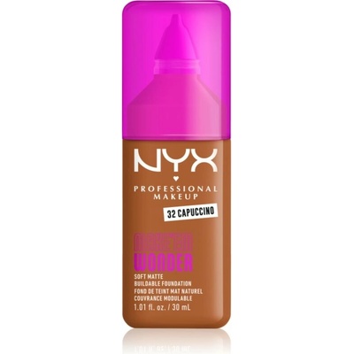 NYX Professional Makeup Make ‘Em Wonder lehký matující make-up 32 Capuccino 30 ml