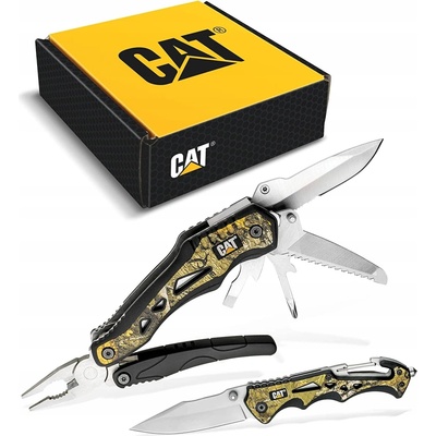 Caterpillar Náradie - Multifunkčná súprava, 2 nože, púzdro CT240358