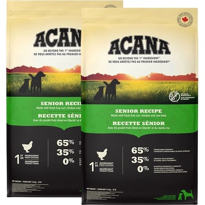 ACANA Senior Recipe 2 x 11, 4 кг