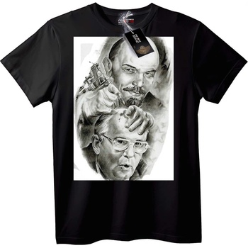 NOONEBRAND Тениска Мафиотски Пистолет - XS, Black