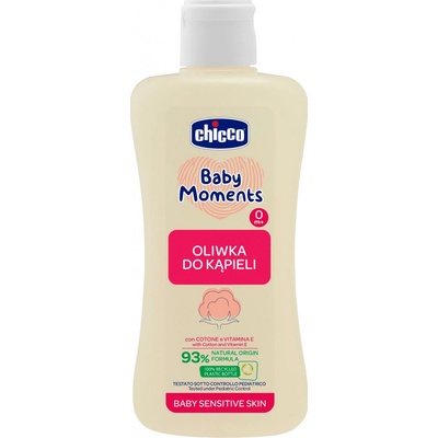 CHICCO Šampon micelární na vlasy a tělo s dávkovačem Baby Moments Sensitive 94% přírod. složek 500 ml